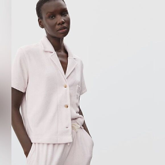 NWT Everlane The Terry Cloth Notch Shirt Size XS - Picture 1 of 13